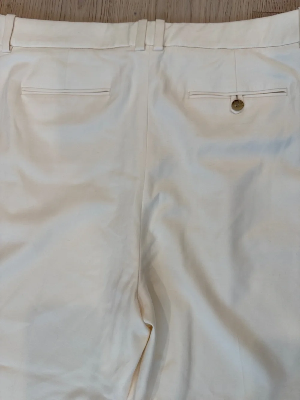 J. Crew Essential Pant NWOT in City Twill Ivory Womens 14 Wide Leg Career Office - Picture 9 of 14